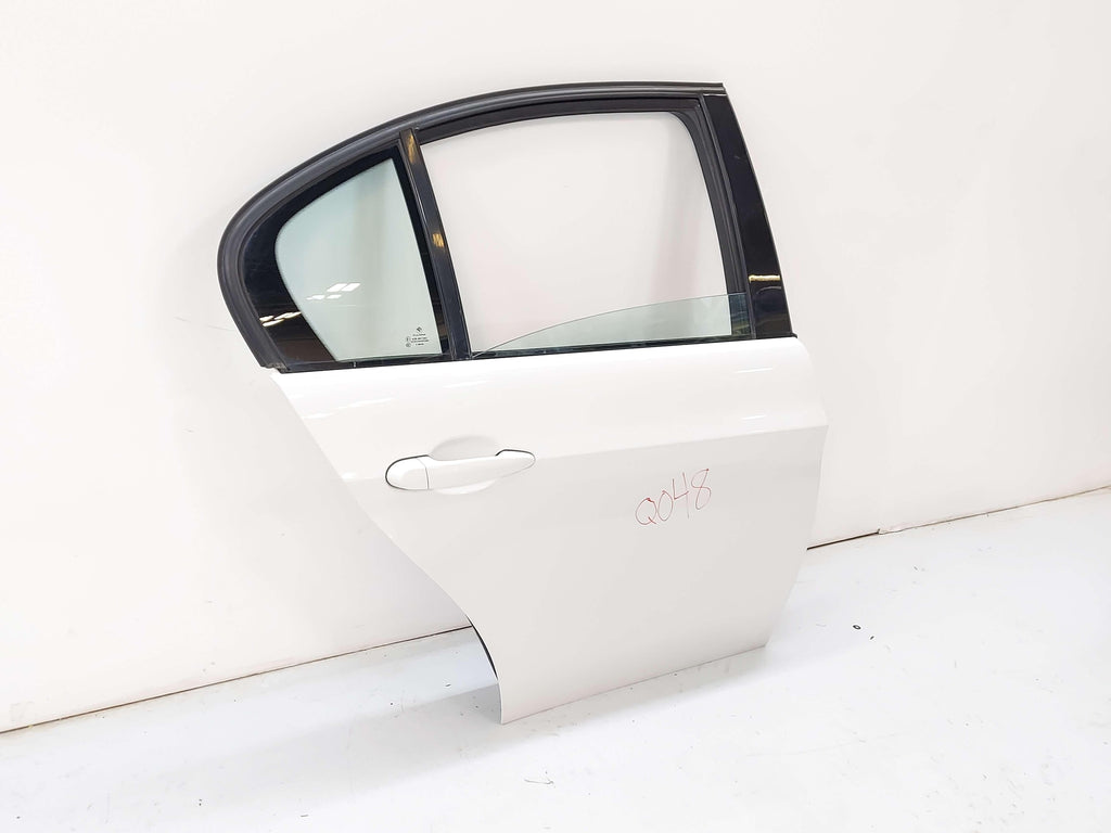07-11 BMW 335I E90 SEDAN REAR RIGHT DOOR W/ COMFORT ACCESS ALPINE WHITE 300