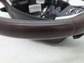 12-15 JAGUAR XF X260 STEERING WHEEL HEATED TRUFFLE BROWN LEATHER 034ED CX23CCAMS