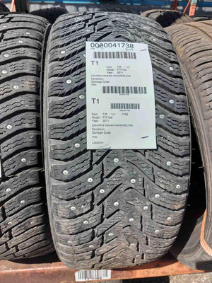 Tire Pair Of Studded Nokian Hakka Hakkapeliitta 8 225/45r18 Winter 8/32 8/32