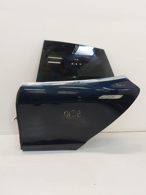 2014 Tesla S Rear LH Left Door Blue Black & Tan *NON OEM TINT* *No Dents* NOTE