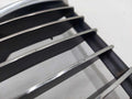 07-08 BMW 335I E90 SEDAN RIGHT GRILL GRILLE UPPER CHROME EDGE CENTER FINS SEDAN