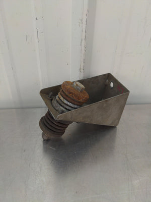 08 LAMBORGHINI GALLARDO 5.0L 400253323a LEFT Exhaust Muffler Holder Bracket