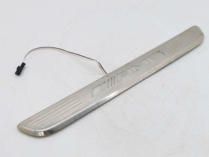 19 Mercedes E63s AMG W213 Front LH Left Door Sill Plate Illuminated A2056800535