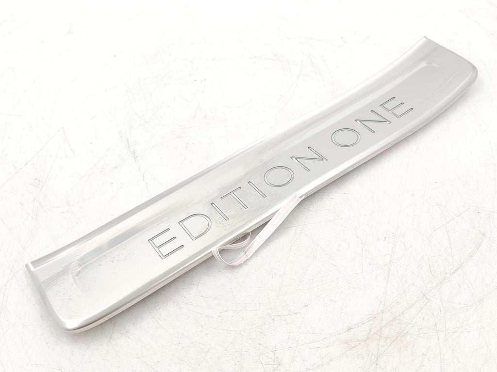 2022 MERCEDES EQS580 V297 REAR LEFT SCUFF SILL PLATE TRIM 'EDITION ONE' SILVER