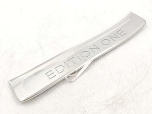 2022 MERCEDES EQS580 V297 REAR LEFT SCUFF SILL PLATE TRIM 'EDITION ONE' SILVER