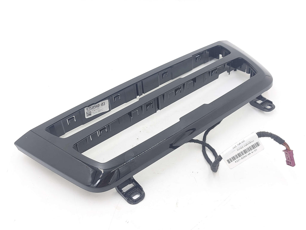 2016 BMW M3 F80 Climate Control Unit Cover Black *Scratched Scuffed* 9354148