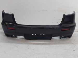 08 10-15 MITSUBISHI LANCER EVOLUTION MR REAR BUMPER BLACK W/ DIFFUSER