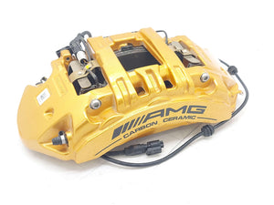 2022 MERCEDES AMG SL63 R232 FRONT LEFT BRAKE CALIPER BRONZE CARBON CERAMIC