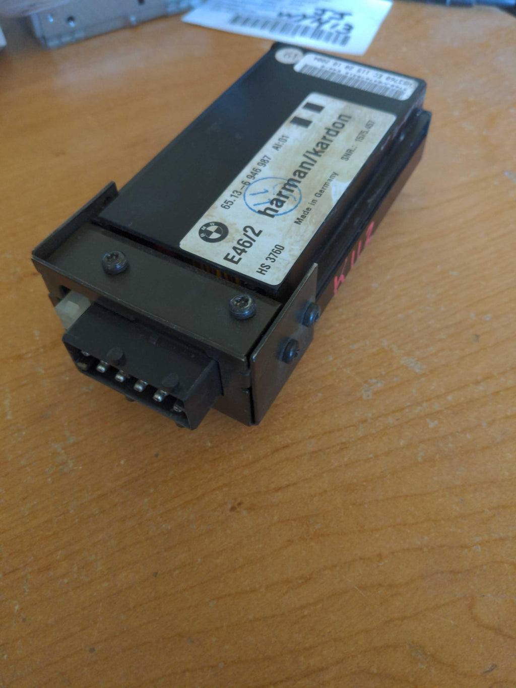 2005 BMW M3 Radio 65136946987 AMP SUBWOOFER