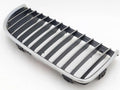 07-08 BMW 335I E90 SEDAN RIGHT GRILL GRILLE UPPER CHROME EDGE CENTER FINS SEDAN