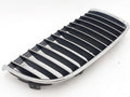 07-08 BMW 335I E90 SEDAN RIGHT GRILL GRILLE UPPER CHROME EDGE CENTER FINS SEDAN