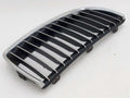 07-08 BMW 335I E90 SEDAN RIGHT GRILL GRILLE UPPER CHROME EDGE CENTER FINS SEDAN
