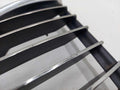 07-08 BMW 335I E90 SEDAN RIGHT GRILL GRILLE UPPER CHROME EDGE CENTER FINS SEDAN