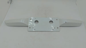 14 BMW I8 Rear Bumper Cover License Plate Trim White *gouges* 51127336308