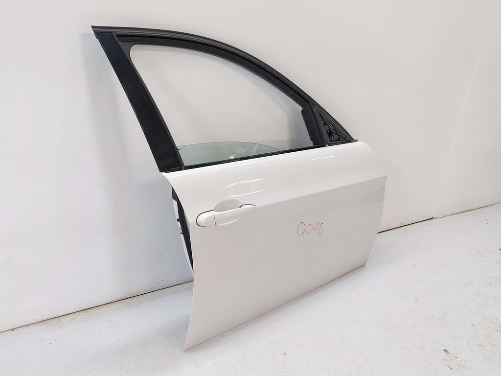 07-11 BMW 335I E90 SEDAN FRONT RIGHT DOOR W/ COMFORT ACCESS ALPINE WHITE 300
