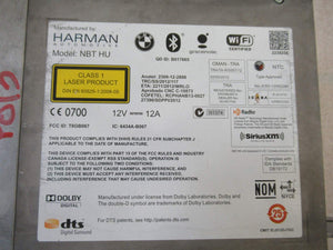 P013 2014 14 BMW X5 NAVIGATION RADIO RECEIVER OEM NBT HU b017665