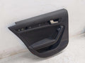 09-16 AUDI A4 B8 QUATTRO AWD SEDAN REAR LEFT DOOR TRIM PANEL BLACK LEATHERETTE