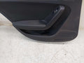 09-16 AUDI A4 B8 QUATTRO AWD SEDAN REAR LEFT DOOR TRIM PANEL BLACK LEATHERETTE