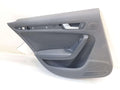 09-16 AUDI A4 B8 QUATTRO AWD SEDAN REAR LEFT DOOR TRIM PANEL BLACK LEATHERETTE