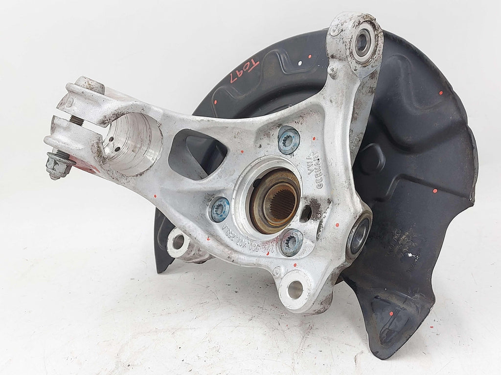 15-20 AUDI S3 FRONT RIGHT SPINDLE KNUCKLE HUB ALUMINUM 5Q0407258A 5Q0407254A