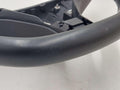 2014 Tesla S Steering Wheel Black Leather 3058087 1028970-00-A *Minor Knicks*