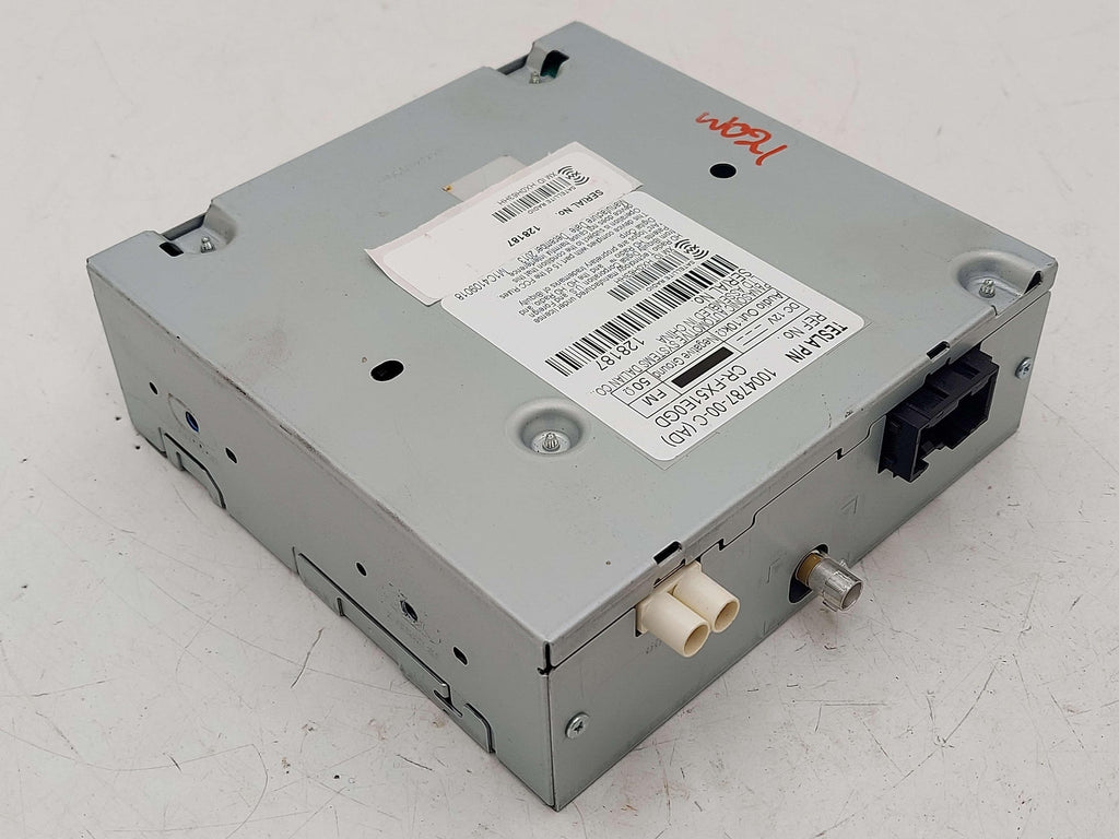 2014 Tesla S Radio XM Satellite Radio Receiver Module Unit 1004787-00-C