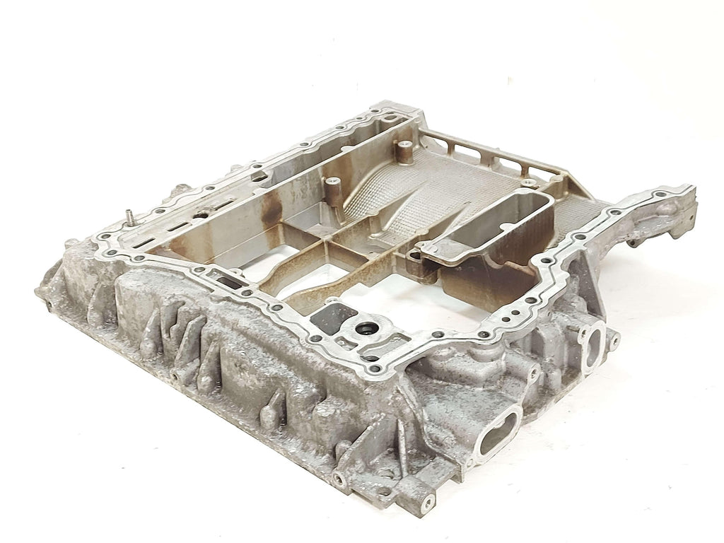 10-16 AUDI S4 B8 3.0L ENGINE MOTOR OIL PAN UPPER 06E103603AH
