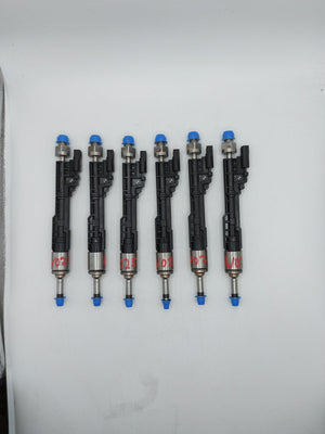 13 -18 BMW X5 Fuel Injectors set of 6 13647639994 7639994 60K kms 3.0L gasoline
